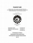 Research paper thumbnail of FILSAFAT ILMU PENDIDIKAN FISIKA PROGRAM PASCASARJANA UNIVERSITAS NEGERI MAKASSAR 2018