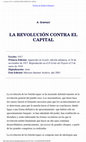 Research paper thumbnail of A. Gramsci (1917): LA REVOLUCIÓN CONTRA EL CAPITAL LA REVOLUCIÓN CONTRA EL CAPITAL