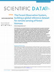 Research paper thumbnail of The Forest Observation System, building a global reference dataset for remote sensing of forest biomass