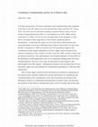 Research paper thumbnail of Constitutions, Constitutionalism and the Case of Modern China