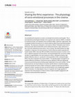 Research paper thumbnail of Sharing the filmic experience -The physiology of socio-emotional processes in the cinema