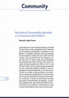 Research paper thumbnail of Narrativas Transmedia aplicadas a la Comunicación Política