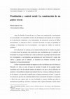 Research paper thumbnail of Prostitución y control social: La construcción de un pánico moral.