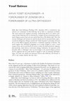 Research paper thumbnail of Yosef Salmon, “Akiva Yosef Schlesinger: A Forerunner of Zionism or a Forerunner of Ultra-Orthodoxy,” Journal of Modern Jewish Studies 15:2 (July 2016): 171-187