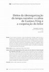 Research paper thumbnail of Efeitos da (des)organização do tempo narrativo: a calma de Gustavo Fring e a cooperação do leitor