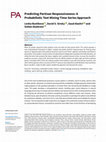 Research paper thumbnail of Predicting Partisan Responsiveness: A Probabilistic Text Mining Time-Series Approach