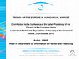 Research paper thumbnail of Trends of the European Audiovisual Market. Presentation to the Conference of the Italian Presidency of the Council of the European Union Audiovisual Market and Regulations: an Industry at the Crossroad (Rome, 23-24 October 2014)