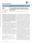 Research paper thumbnail of Efficient mechano-catalytic depolymerization of crystalline cellulose by formation of branched glucan chains