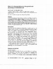 Research paper thumbnail of Effect of a thienopyridinone on the growth and physiology of Escherichia coli