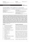 Research paper thumbnail of Sustainability and resilience in pavement infrastructure: a unified assessment framework