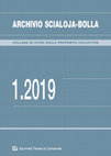 Research paper thumbnail of ArchivioScialojaBolla1.2019