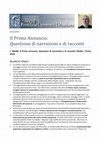 Research paper thumbnail of (2019) Il Primo Annuncio. Questione di narrazioni e di racconti