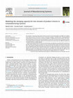 Research paper thumbnail of Modeling the merging capacity for two streams of product returns in remanufacturing systems