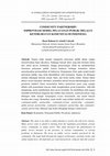 Research paper thumbnail of COMMUNITY PARTNERSHIP: IMPROVISASI MODEL PELAYANAN PUBLIK MELALUI KETERLIBATAN KOMUNITAS DI INDONESIA