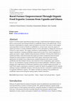 Research paper thumbnail of Rural Farmer Empowerment Through Organic Food Exports: Lessons from Uganda and Ghana