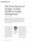 Research paper thumbnail of The four powers of design