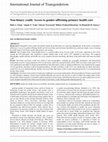 Research paper thumbnail of Non-binary youth: Access to gender-affirming primary health care