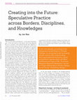 Research paper thumbnail of Creating into the Future: Speculative Practice across Borders, Disciplines, and Knowledges