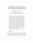 Research paper thumbnail of Temporality in Data Science Education: Early Results From a Grounded Theory Study of an NSF-Funded CyberTraining Workshop