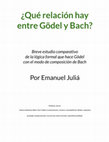 Research paper thumbnail of ¿Qué relación hay entre Gödel y Bach?