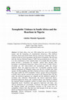 Research paper thumbnail of Xenophobic Violence in South Africa and the Reactions in Nigeria