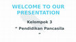 Research paper thumbnail of Pendidikan Pancasila