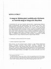 Research paper thumbnail of A magyar dohánypiaci szabályozás története az osztrák-magyar kiegyezés fényében [History of the Regulation of Tobacco in Hungary in the light of the Austro-Hungarian Compromise] (Hungarian)