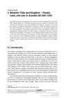 Research paper thumbnail of Iversen, Frode (2020). Between Tribe and Kingdom – People, Land, and Law in Scandza AD 500–1350. In Dagfinn Skre (ed.): Rulership in 1st to 14th century Scandinavia Royal graves and sites at Avaldsnes and beyond