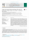 Research paper thumbnail of Graphs with maximal induced matchings of the same size