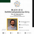 Research paper thumbnail of MAD101: Delilik Çalışmalarına Giriş