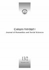 Research paper thumbnail of Çankaya University Journal of Humanities and Social Sciences vol.13/2 // https://dergipark.org.tr/cankujhss