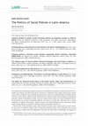 Research paper thumbnail of The Politics of Social Policies in Latin America