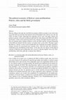 Research paper thumbnail of The political economy of Bolivia's post-neoliberalism: Policies, elites, and the MAS government