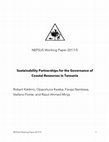 Research paper thumbnail of Sustainability Partnerships for the Governance of Coastal Resources in Tanzania