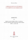 Research paper thumbnail of Lorenzo detto il Pittorino e i Ciardi da San Gimignano