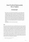 Research paper thumbnail of Ernst Troeltsch Düşüncesinde Din ve Toplum