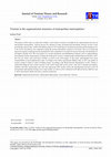 Research paper thumbnail of Tourism in the organizational structures of metropolitan municipalities