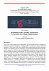 Research paper thumbnail of Anglistica AION - CfP Special Issue: "Re-Defining Gender, Sexuality, and Discourse in the Global Rise of Right-Wing Extremism"