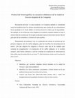 Research paper thumbnail of Producción historiografía en caracteres alfabéticos de la ciudad de Texcoco después de la Conquista