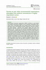 Research paper thumbnail of Passing on pot: when environmental organizations disengage from political consumerism in highly stigmatized sectors