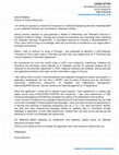 Research paper thumbnail of Cover Letter-Software Engineering Intern