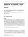 Research paper thumbnail of Quantum-Like Non-Separability of Concept Combinations, Emergent Associates and Abduction