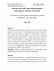 Research paper thumbnail of Commenti sui social: comunicazione digitale, partecipazione politica e social media