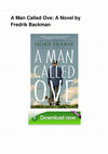 Research paper thumbnail of A Man Called Ove: A Novel by