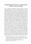 Research paper thumbnail of Campbell McGrath: The Poet as a Representative Product of American Culture