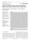 Research paper thumbnail of Amazon soil charcoal: Pyrogenic carbon stock depends of ignition source distance and forest type in Roraima, Brazil