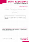 Research paper thumbnail of La Banque Misr du Caire: Antonio Lasciac, les décorateurs italiens et le «style arabe"Unige 87866 attachment