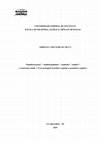 Research paper thumbnail of “Multiletramento”, “multimodalidade”, “multitela”, “multitv”: a construção [multi + X] no português brasileiro segundo a gramática cognitiva