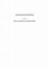 Research paper thumbnail of Dan Claudiu DĂNIȘOR, Drept constituțional și instituții politice, volumul I - Teoria generală