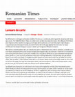 Research paper thumbnail of Romanian Times: Book Launch